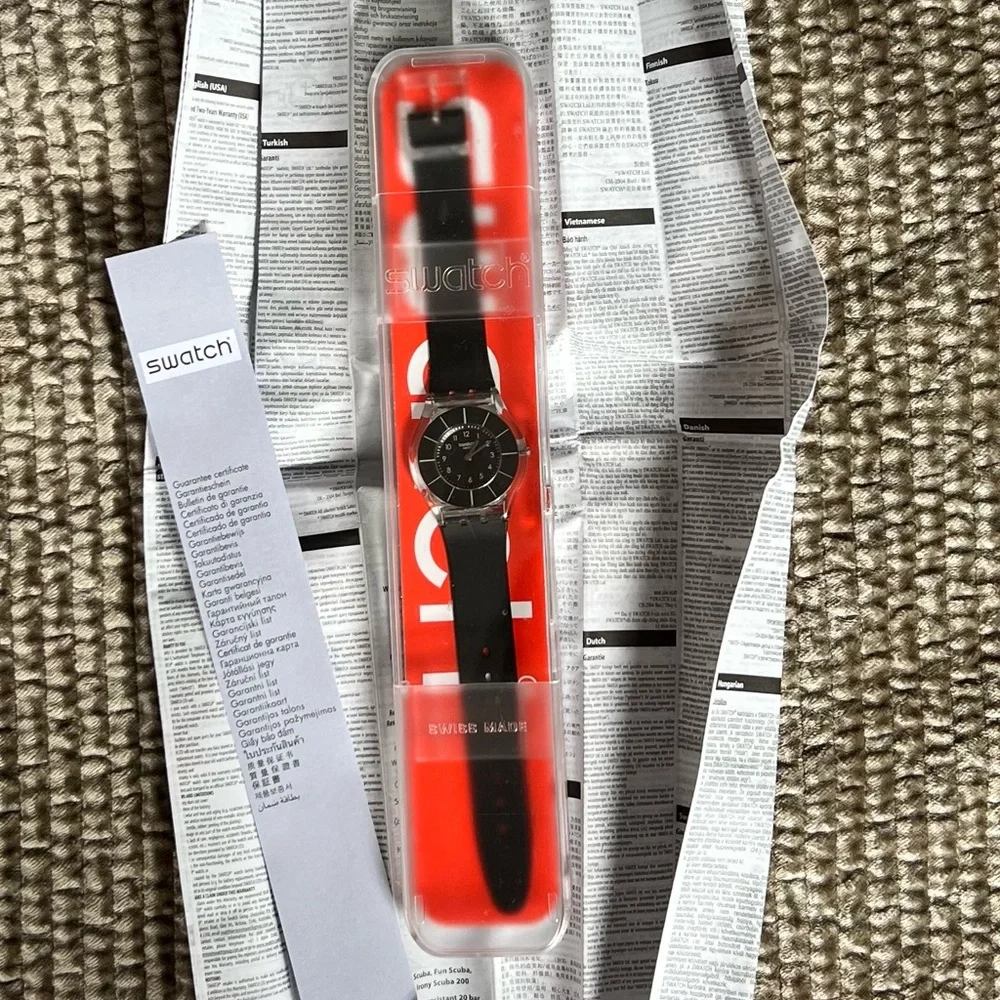 UNISEX water resistant slim watch IN BOX